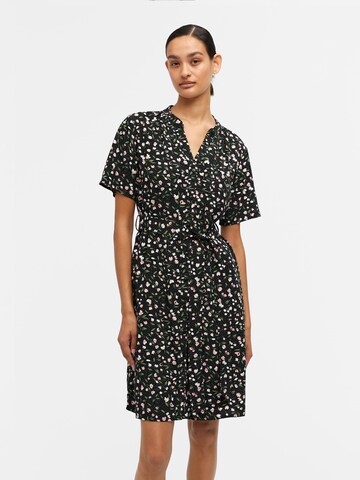 OBJECT Shirt dress 'Ema Elise' in Black: front