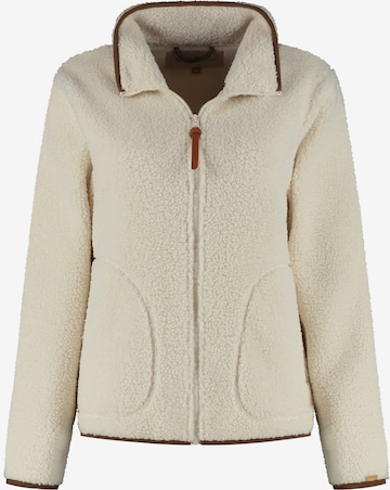 MGO Fleecejakke i hvid: forside