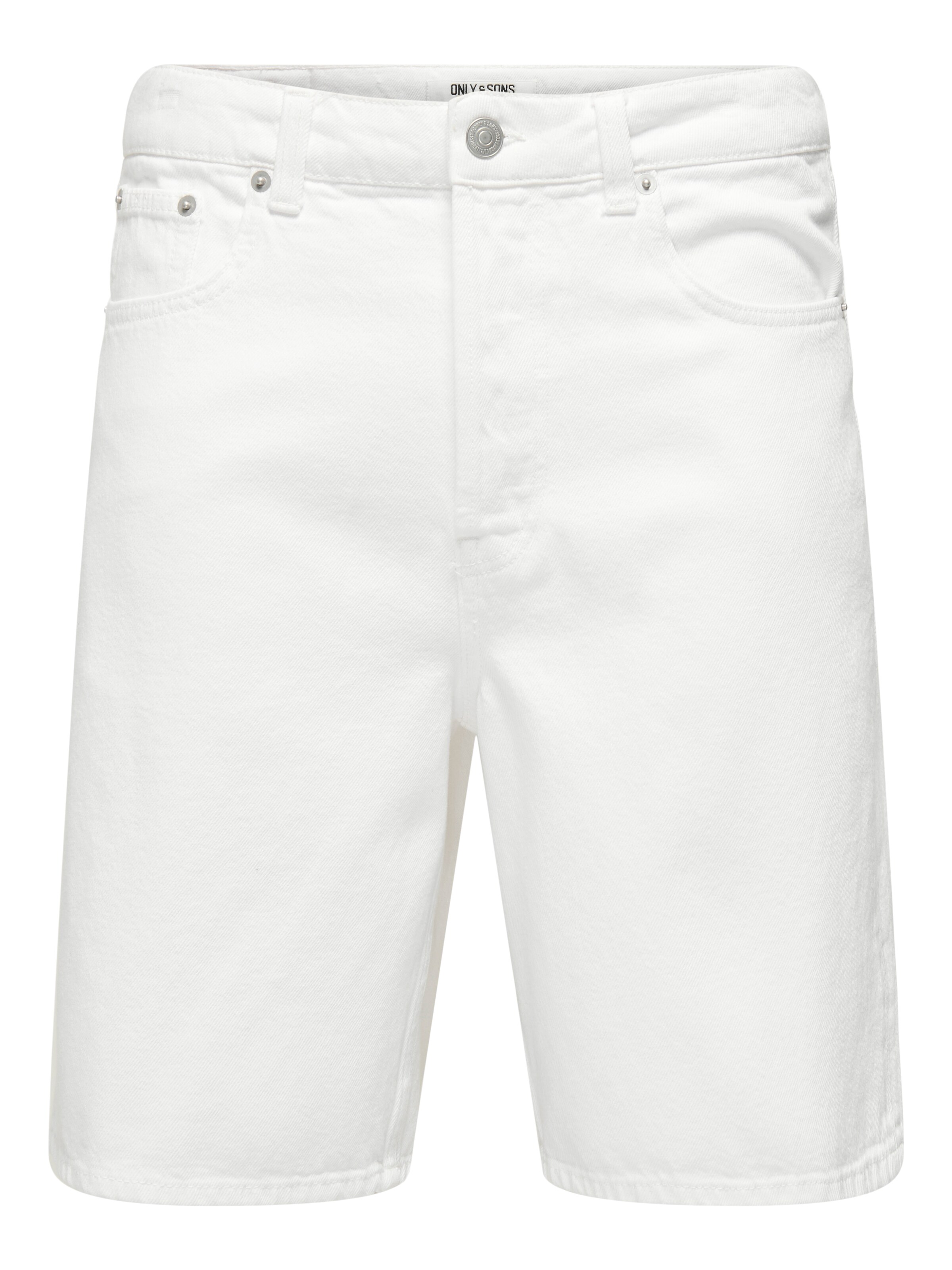 Only & Sons - Loosefit Vaquero en blanco: frente