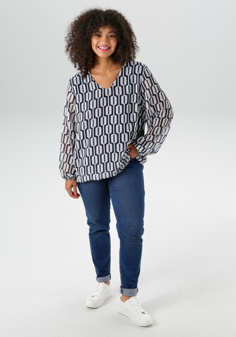 Aniston Bluse in Blau