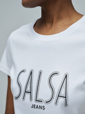 T-shirt Salsa Jeans en blanc