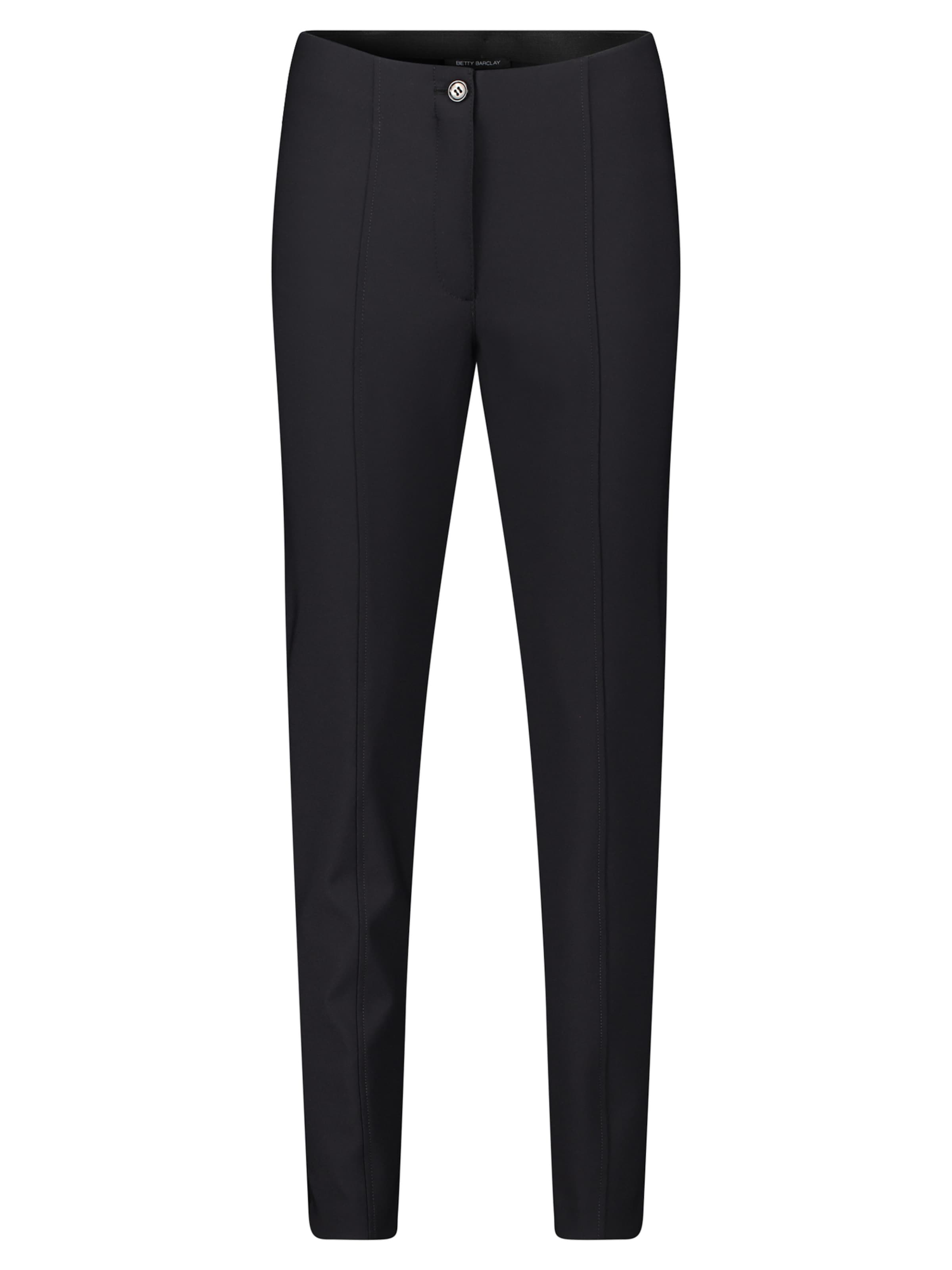 Betty Barclay Slimfit Broek in Zwart: voorkant