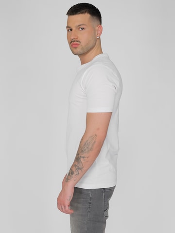 T-Shirt Maze en blanc