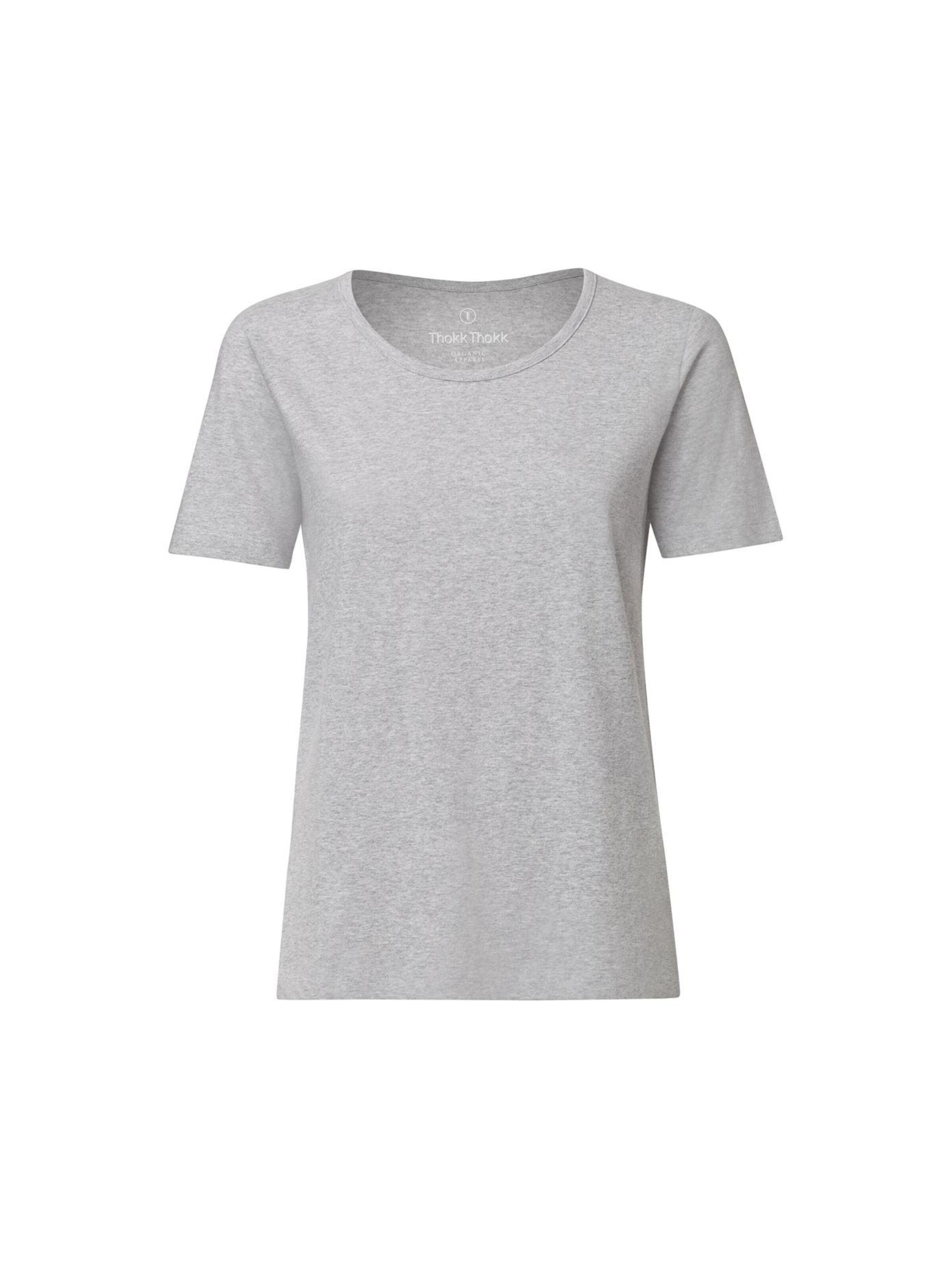 ThokkThokk Shirt‌‌ in Grau: Vorderseite