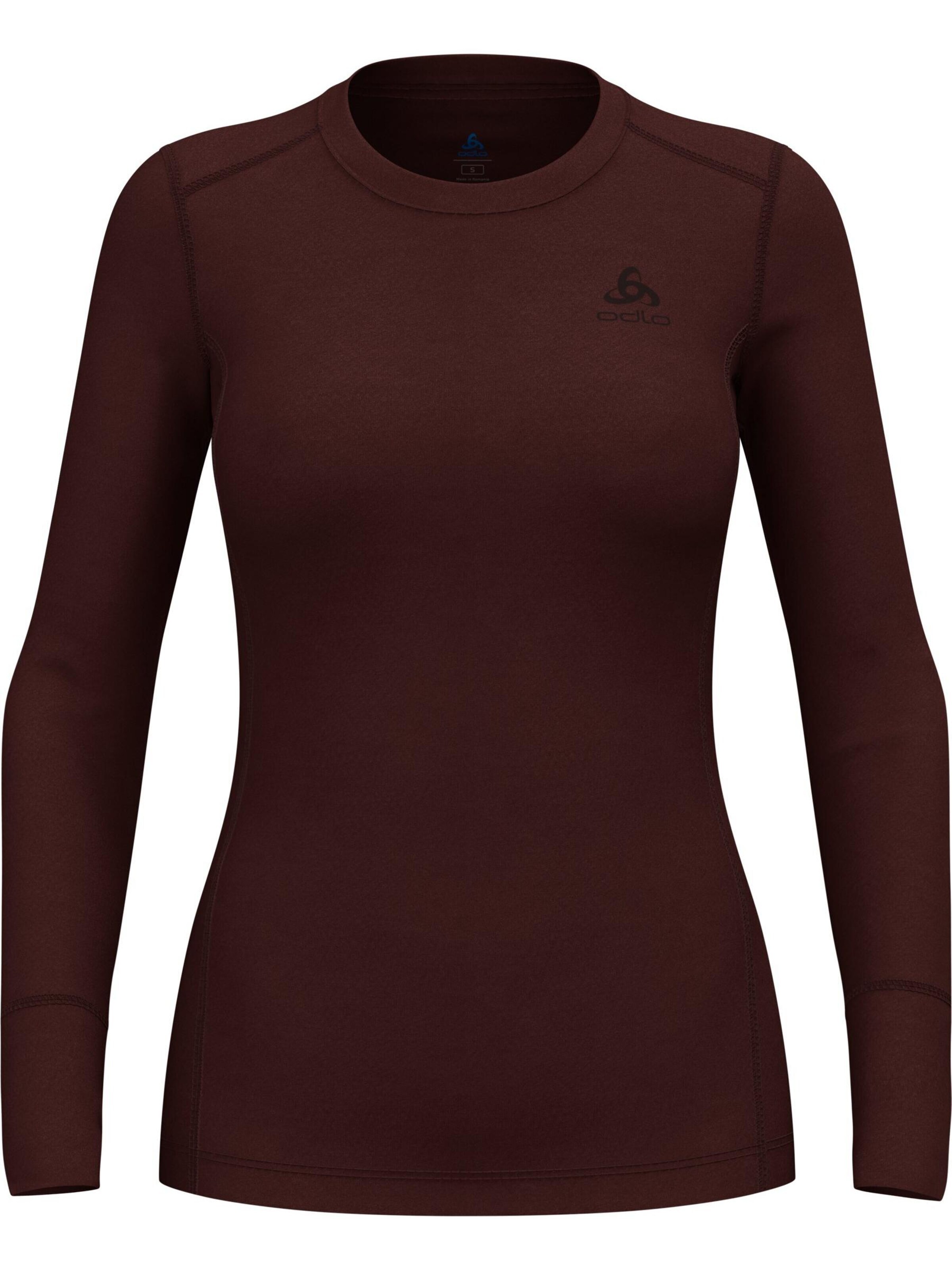 ODLO Base Layer 'MERINO 200' en XS/A/B/C en bordeaux, Vue avec produit