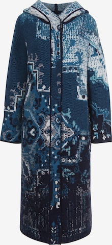 IVKO Knitted Coat in Blue: front