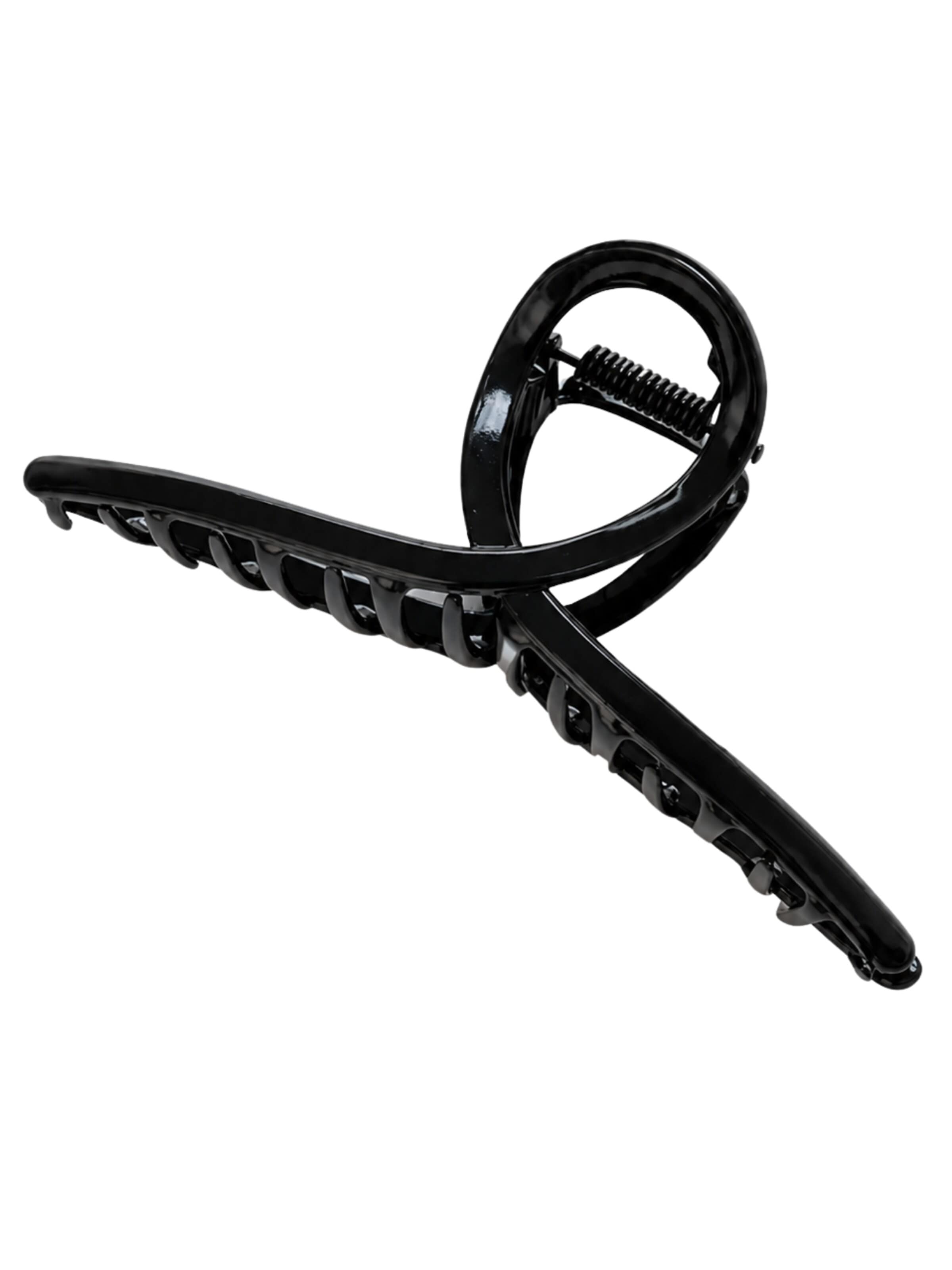Ornamento per i capelli 'Iva Metal Hair Claw - Black' di soho Hair accesoires in nero: frontale