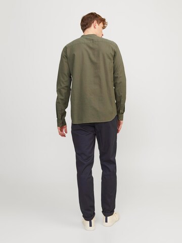 JACK & JONES Regular Fit Hemd 'JJESummer' in Grün