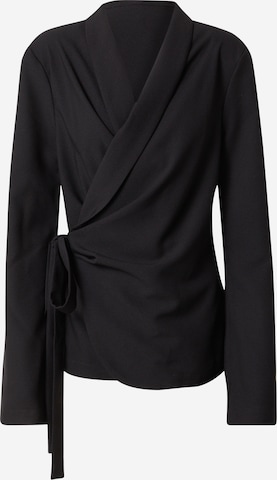 RÆRE by Lorena Rae Blazer 'Laila' in Schwarz: predná strana