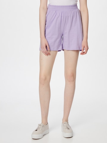 VILA Loose fit Pants 'DREAMERS' in Purple: front