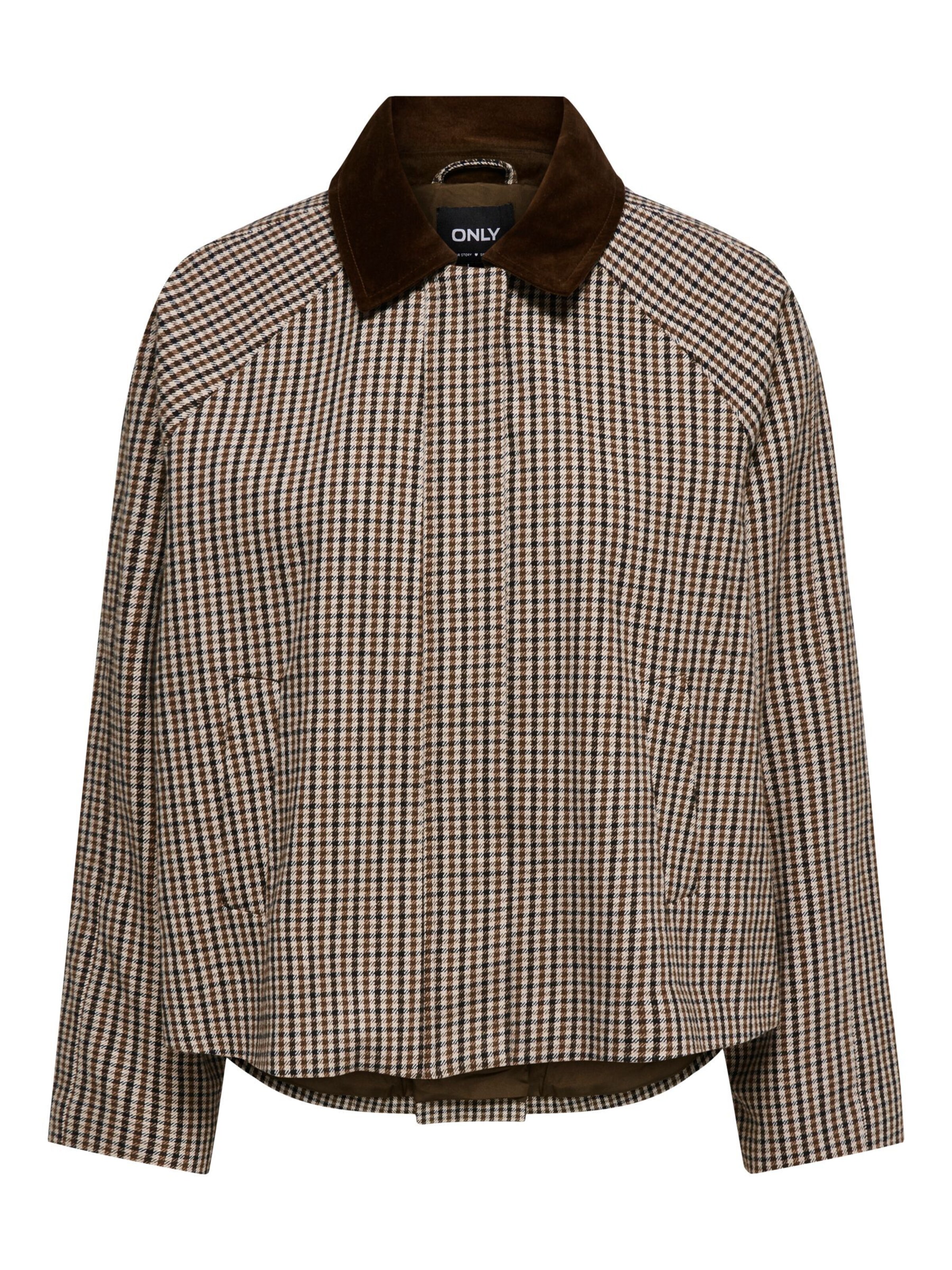 ONLY Übergangsjacke 'MANILLA' in Grau: Vorderseite