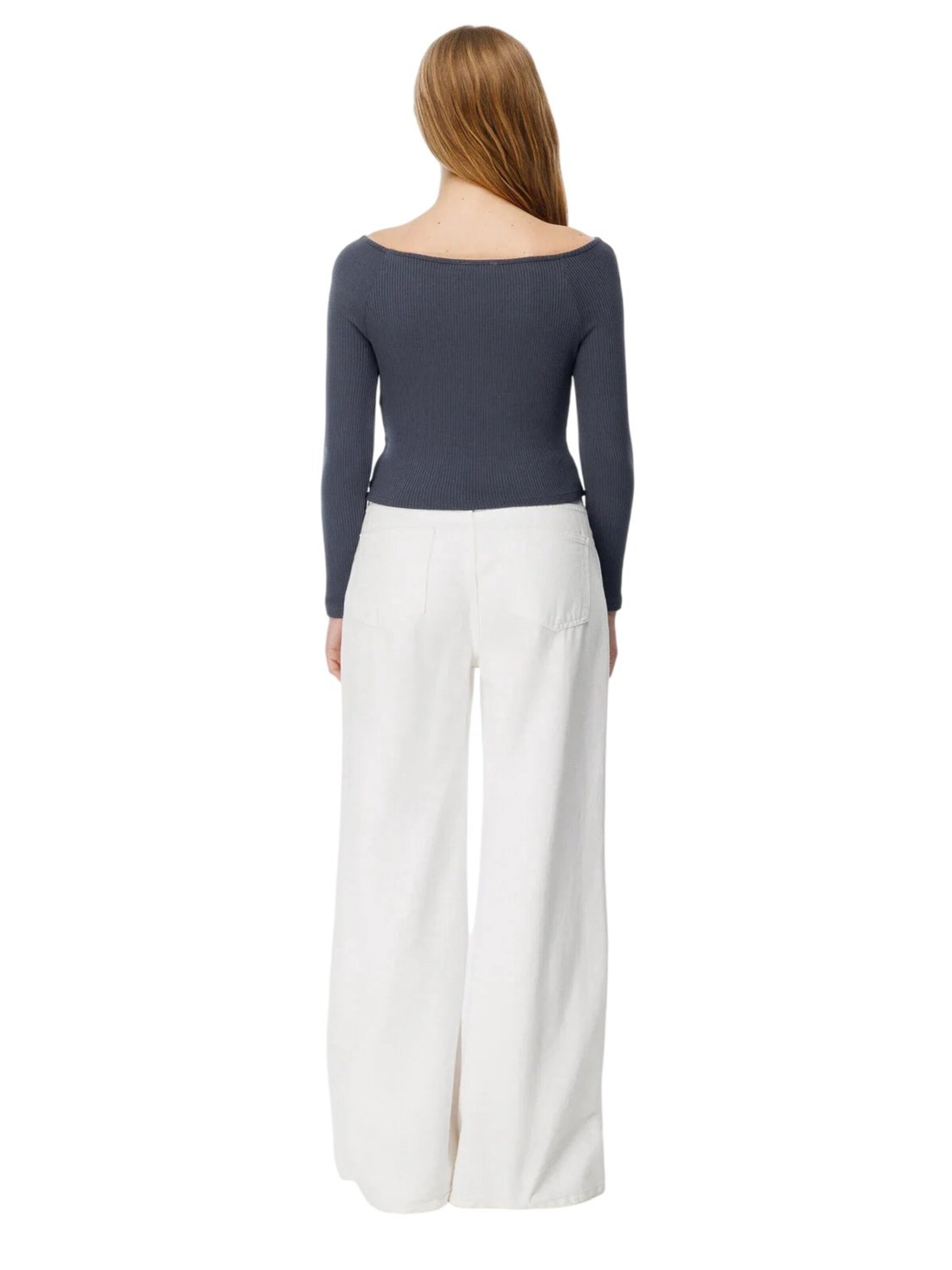 Alexa Dash Bluse in Grau