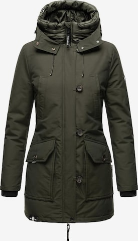 Parka d’hiver 'Freeze Stoorm' NAVAHOO en vert : devant