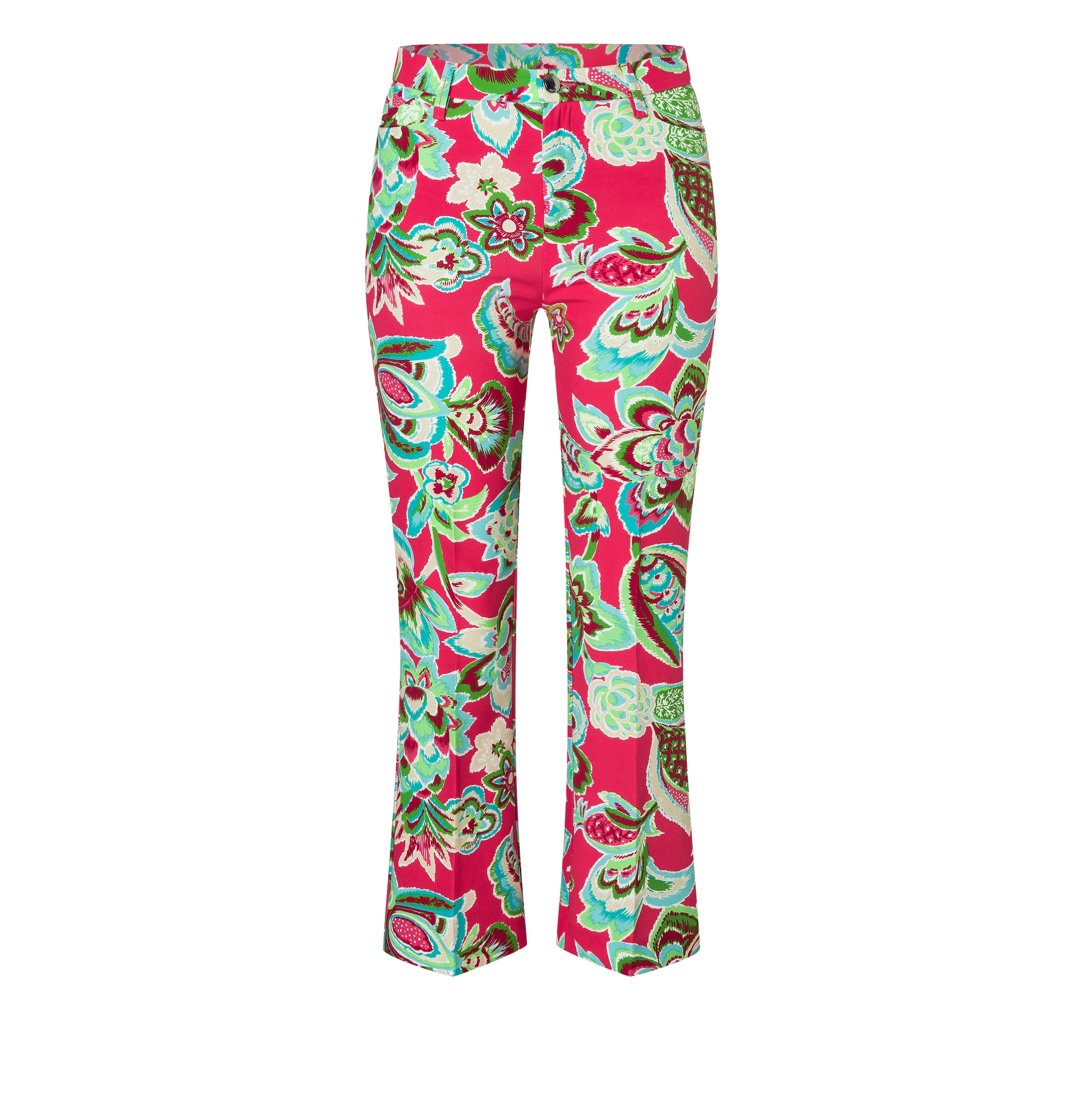 MAC Pleated Pants 'Aida Kick' in Pink: front