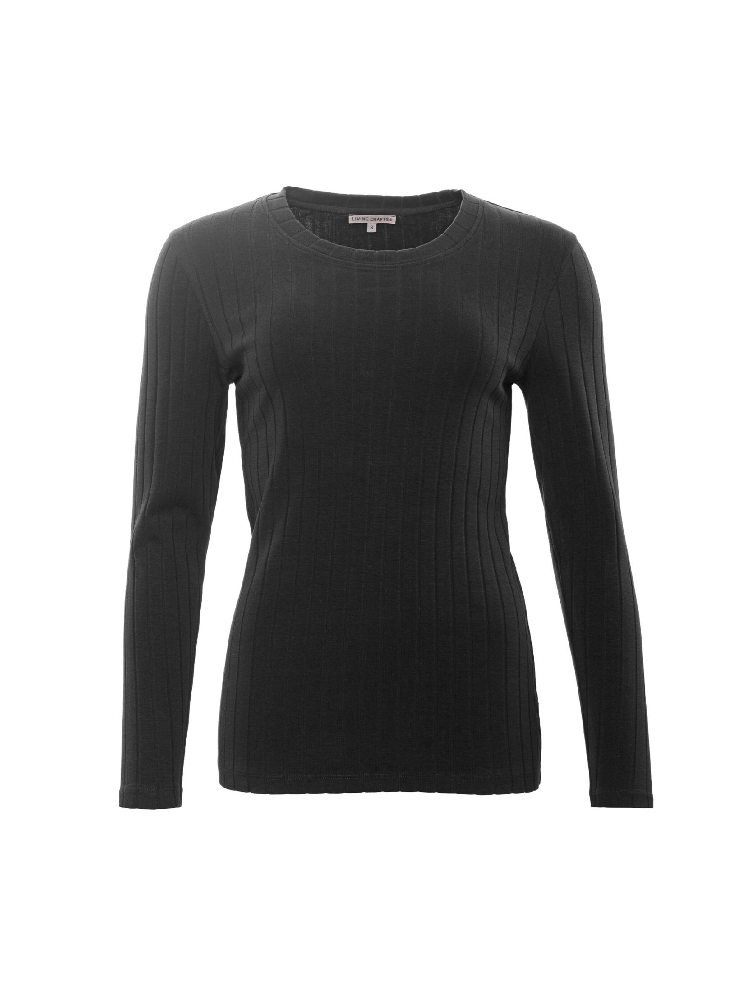 Living Crafts Shirt 'SAPHIRA'‌‌‌‌‌‌‌‌‌ in L in schwarz, Produktansicht