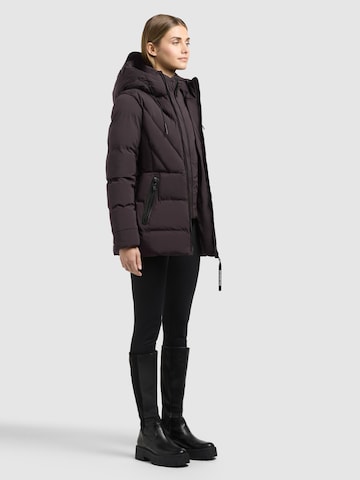 khujo Winter Jacket 'Rabb2' in Purple