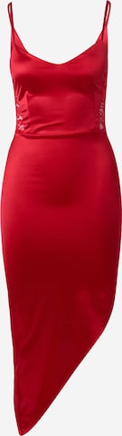 WAL G. - Vestido de gala 'ARCHIE' en rojo: frente