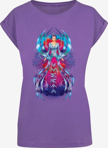 T-shirt 'Aquaman - Mera Dress' ABSOLUTE CULT en violet : devant