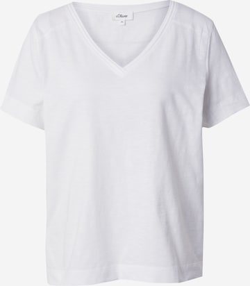 s.Oliver Shirt in Wit: voorkant