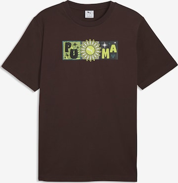 PUMA Shirt 'Sunset Drive' in Brown: front