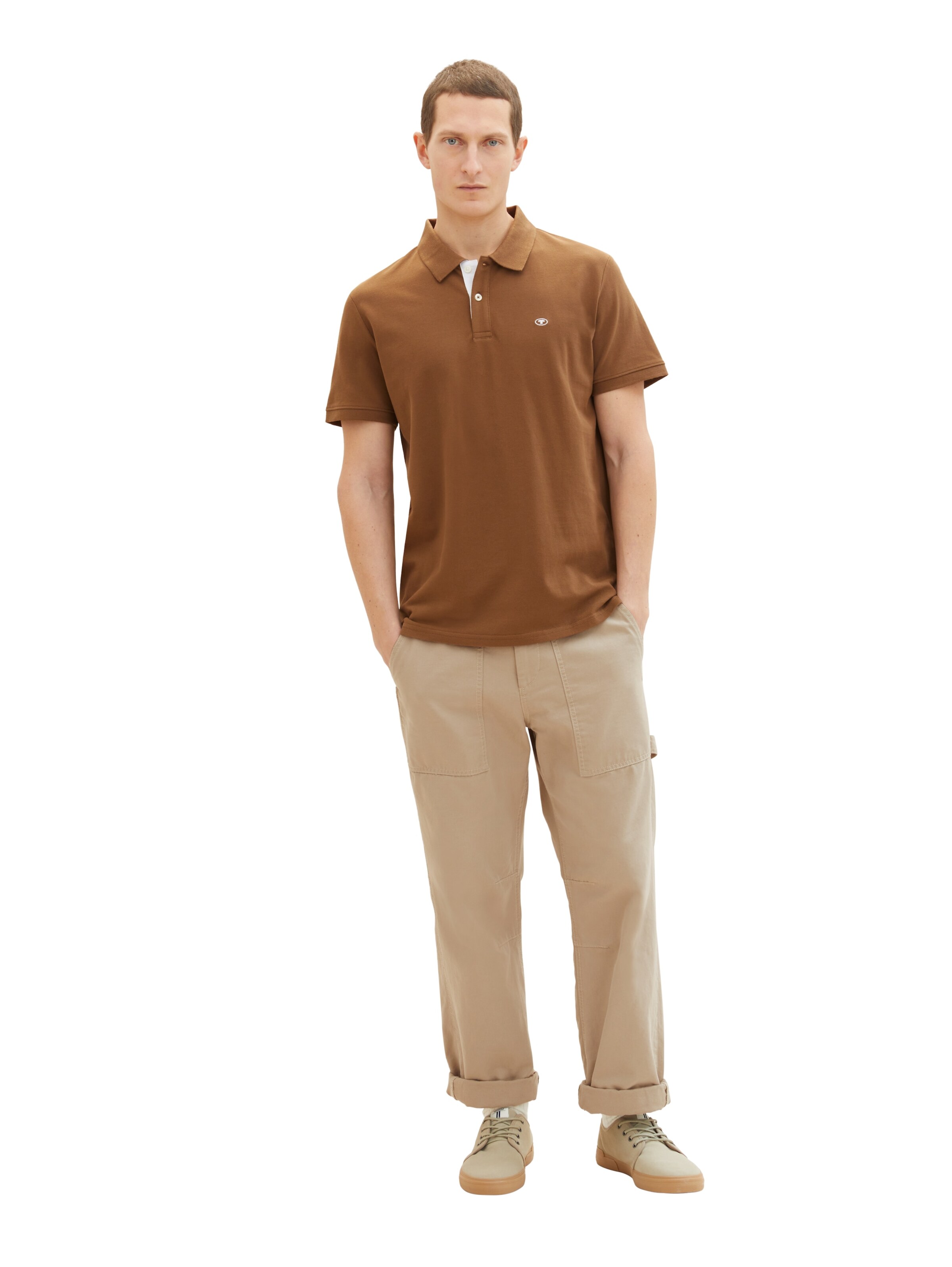 TOM TAILOR Shirt in Bruin