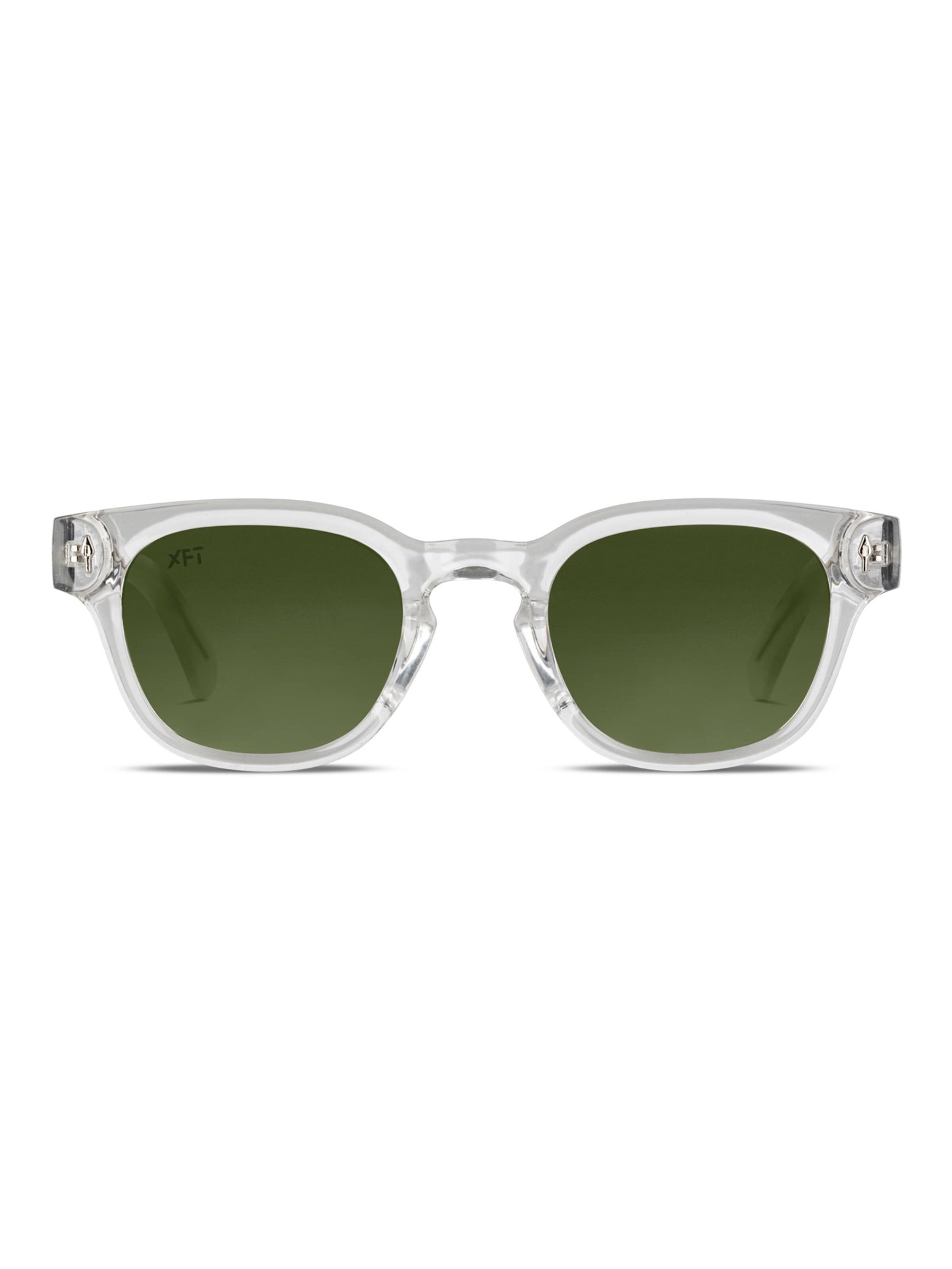 X Frame Therapy Sunglasses 'Transluming Sun' in Green