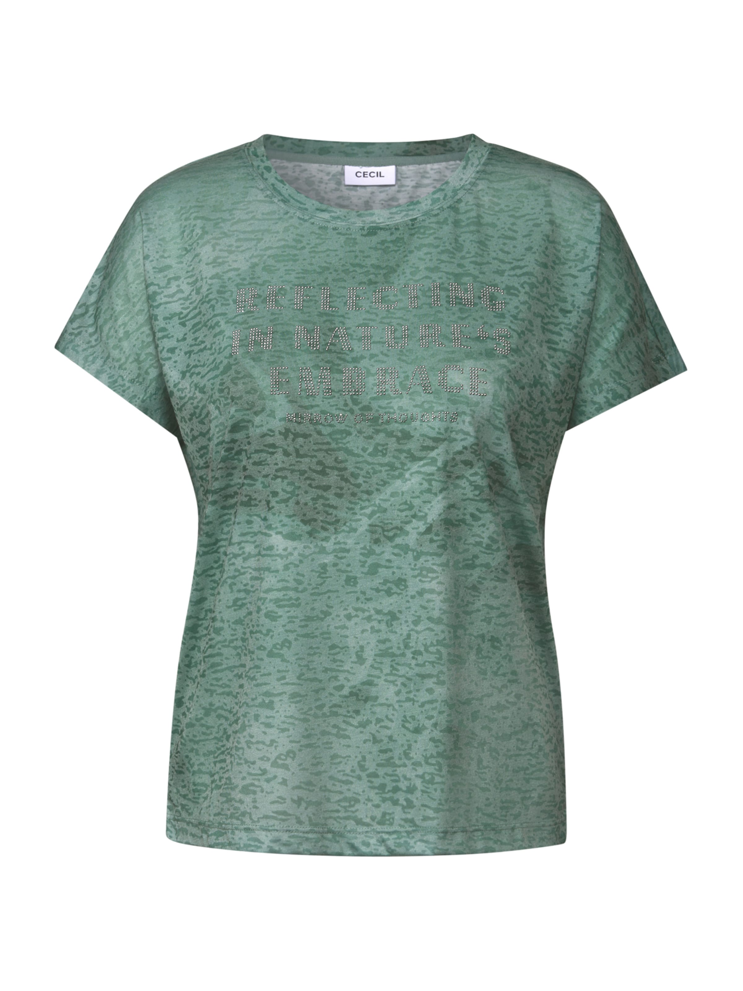 CECIL Shirt 'Fusion' in Green: front