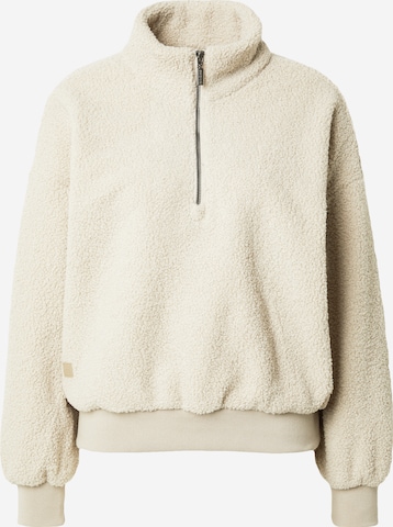 Sweat-shirt 'Ajo' mazine en beige : devant