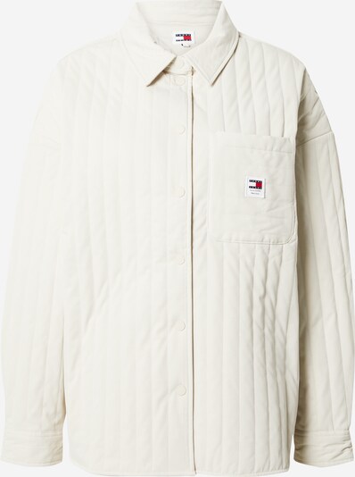 Tommy Jeans Prehodna jakna | kremna / mornarska / rdeča / bela barva, Prikaz izdelka