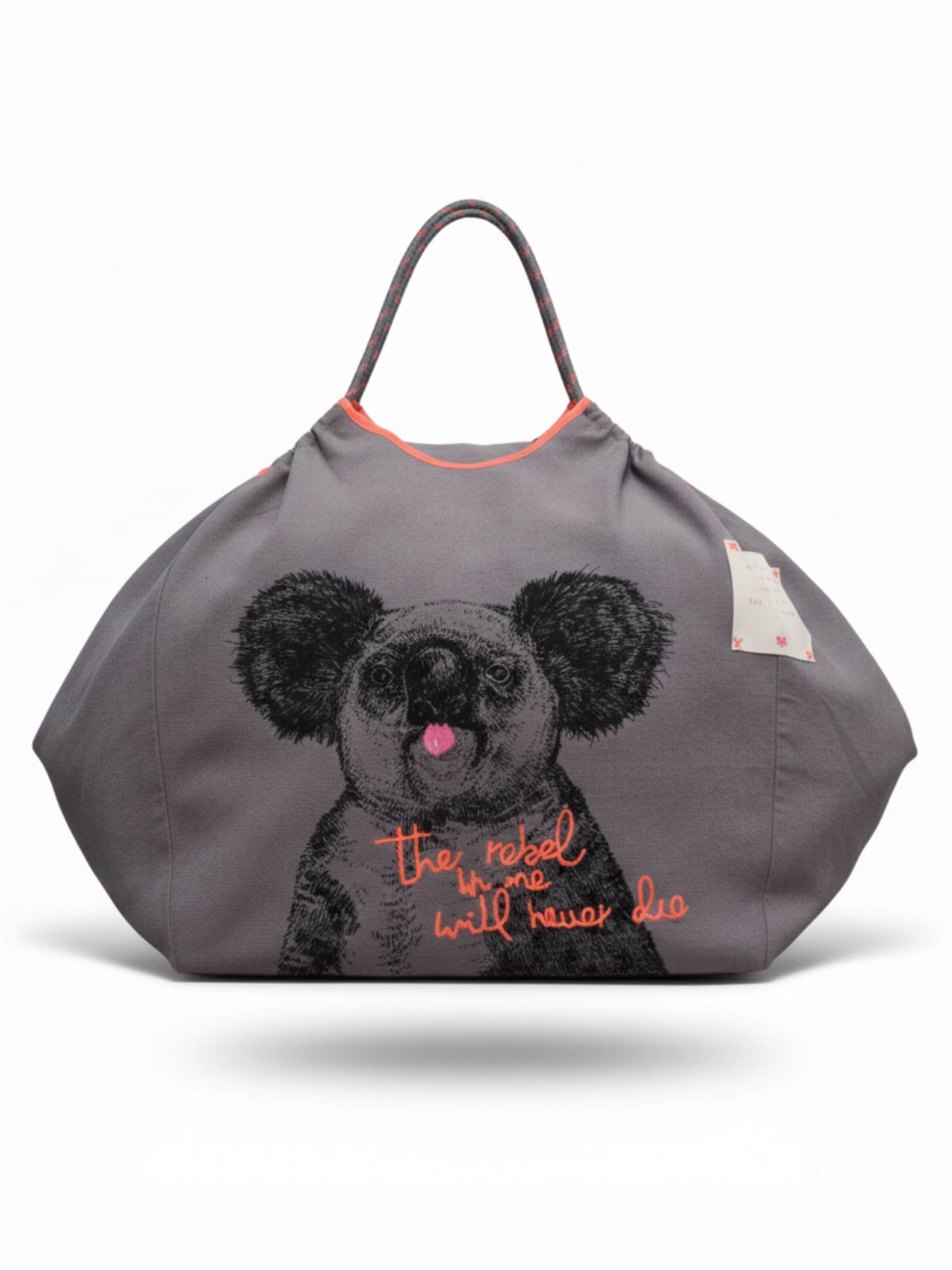 LIKS. Munich Shopper 'Motiv' in Grey: front