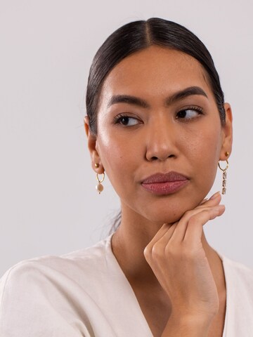 PURELEI Earrings 'Elua' in Gold: front