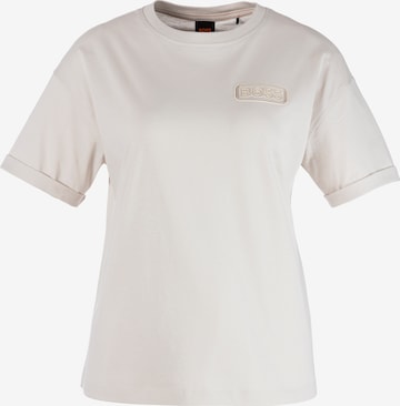 T-shirt BOSS Orange en blanc : devant