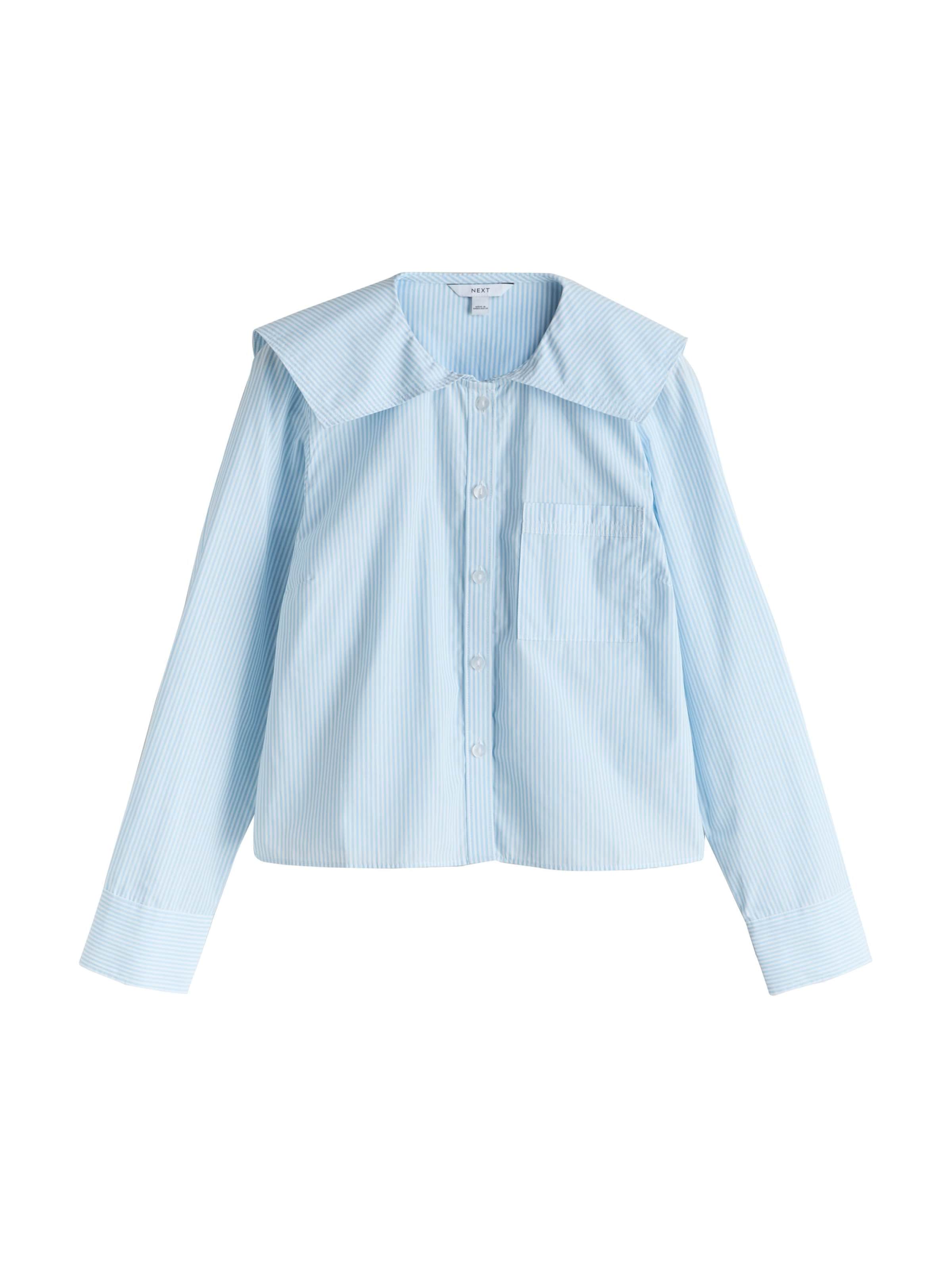 Next Блузка в Светло-синий / Белый, Обзор товара