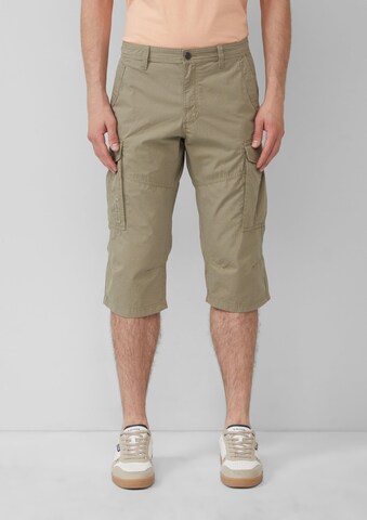 Regular Pantalon cargo 'File' s.Oliver en vert : devant