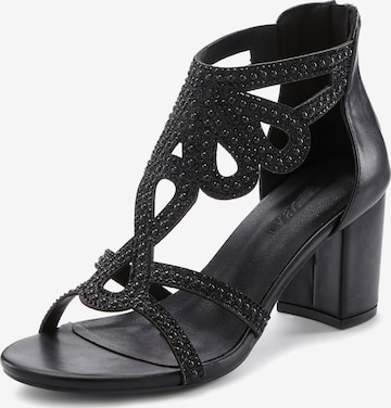 juoda LASCANA Sandalai: priekis