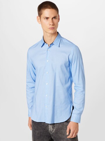 BOSS Regular Fit Hemd 'Liam' in Blau: predná strana