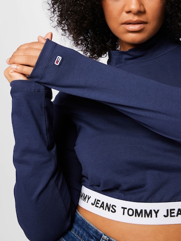 Tommy Jeans Curve - Camiseta en azul