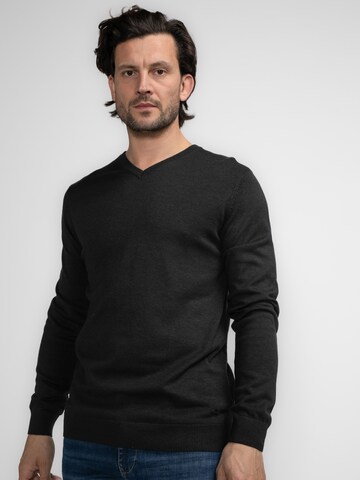 Pull-over 'Atka' Petrol Industries en noir : devant