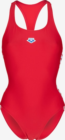 ARENA Sports swimsuit 'ARENA ICONS RACER BACK SOLID' in Red / White, Item view