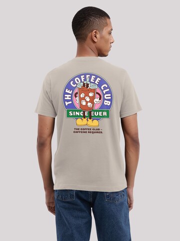 F4NT4STIC Shirt 'Coffee Club' in Grey