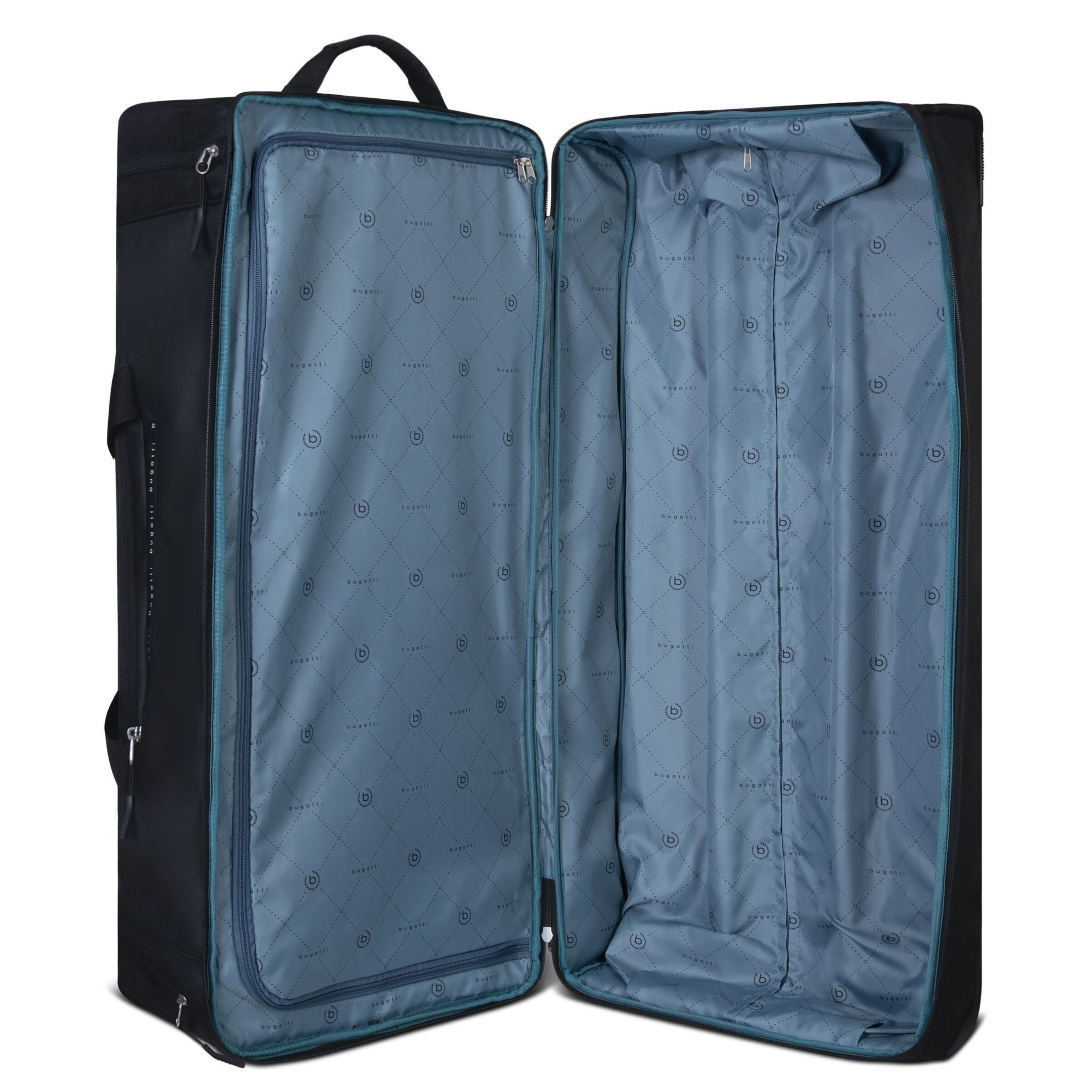 Sac de voyage 'Blanc Delight' bugatti en noir