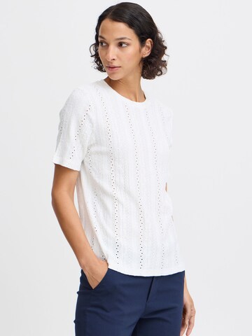 T-shirt 'Rasmine' b.young en blanc : devant