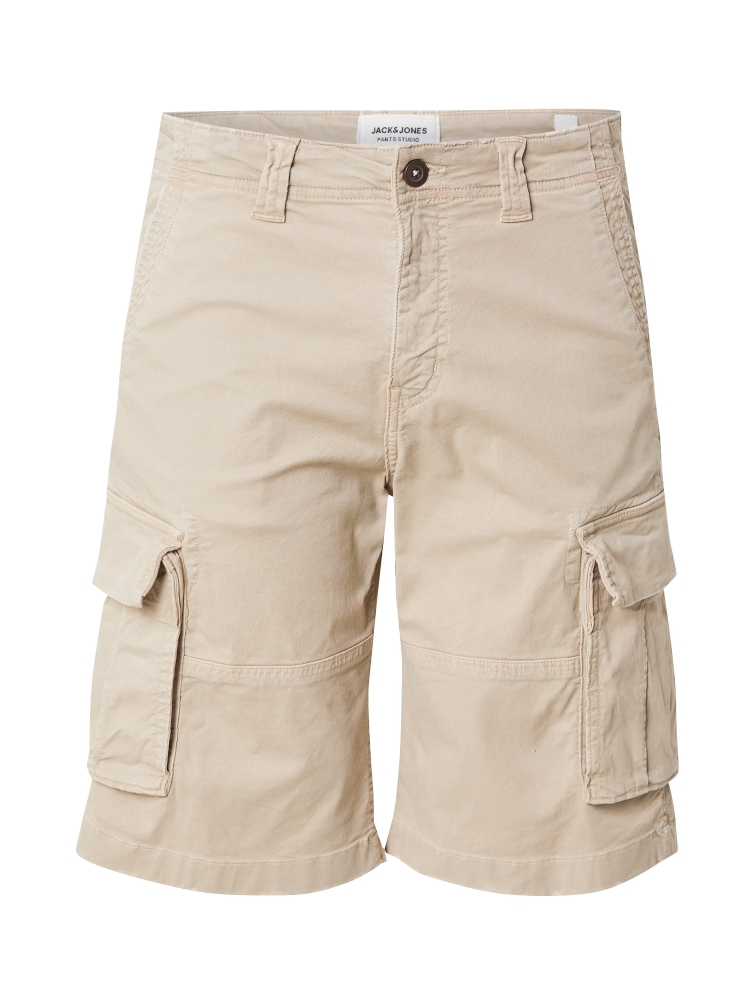 JACK & JONES Брюки-карго 'JPSTCOLE SEBASTIAN' в Бежевый: спереди