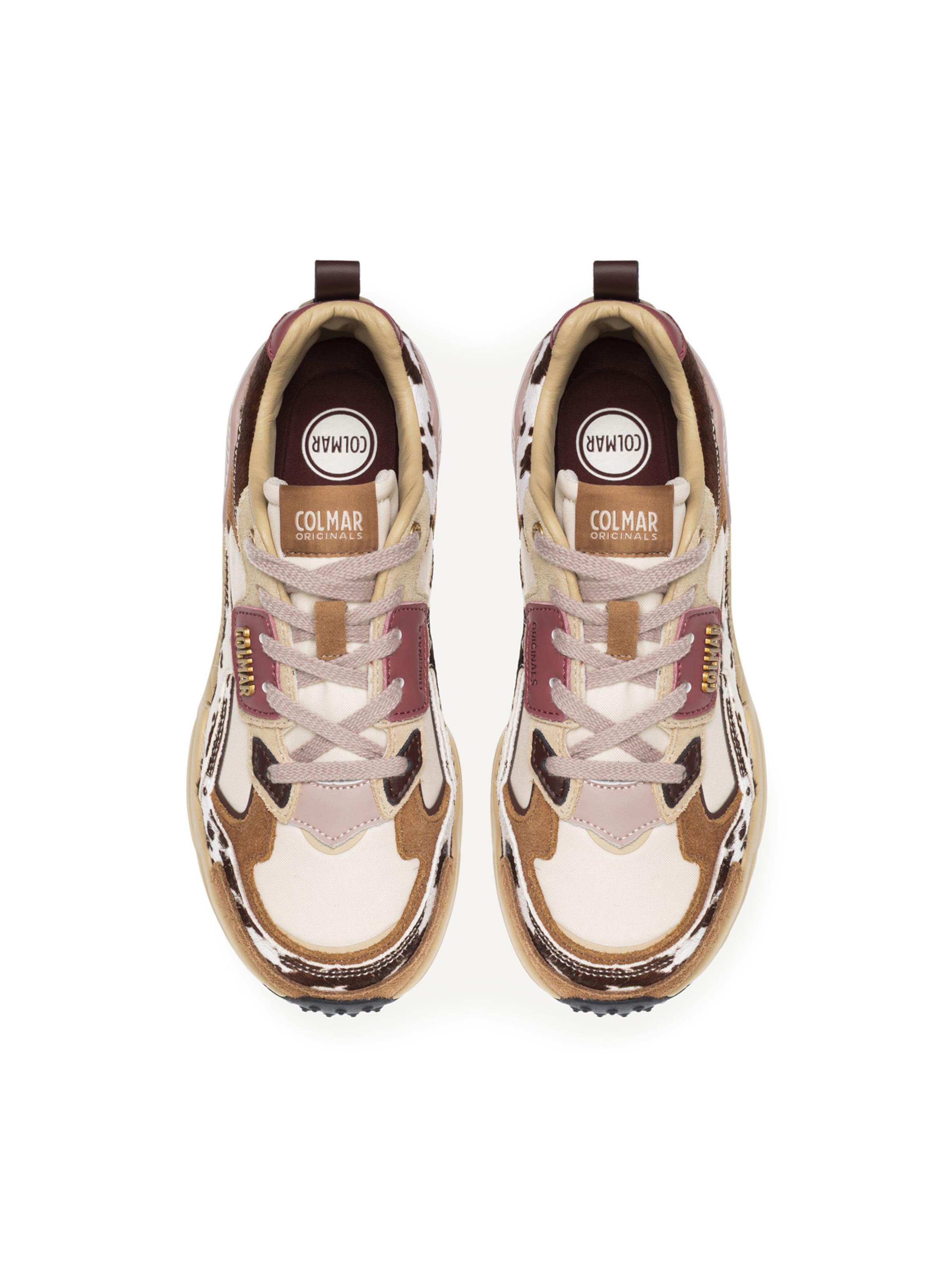 Sneaker bassa 'Garner Spots' di Colmar in marrone: superiore