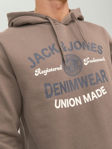 JACK & JONES Суичър в кафяво