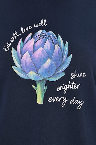 Ulla Popken Sweatshirt in Blue
