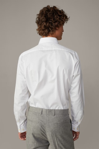 STRELLSON Slim fit Business Shirt 'Santos' in White