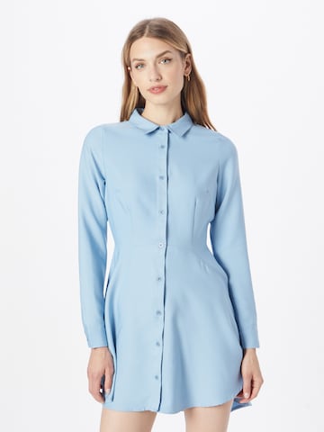 Robe-chemise In The Style en bleu : devant