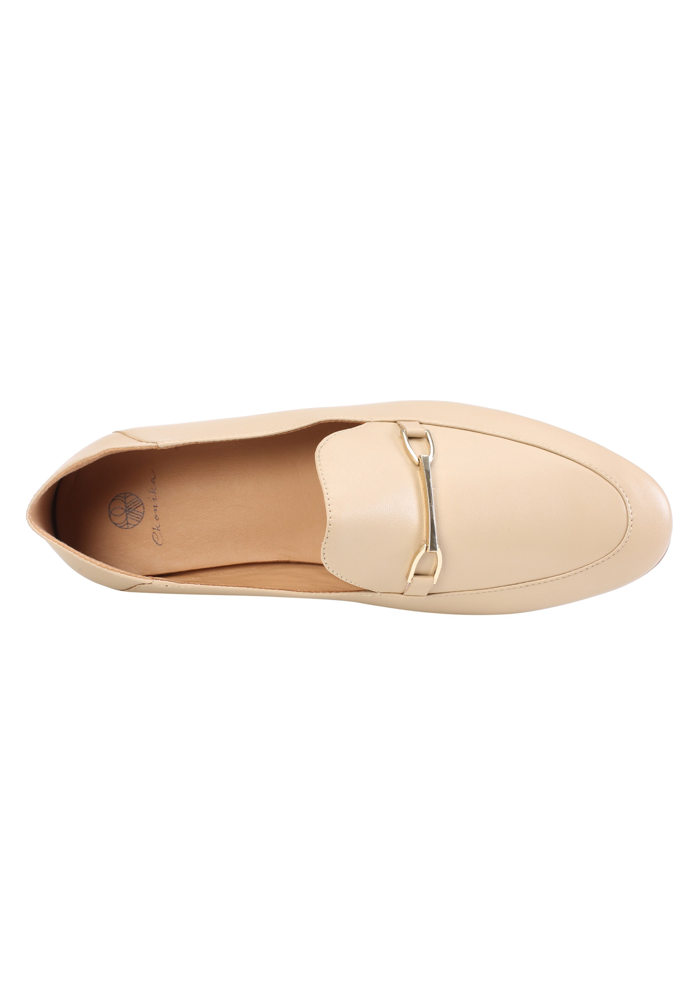 Frauen Halbschuhe Ekonika Loafer in Beige - ZJ44403 Frauen Halbschuhe Ekonika Loafer in Beige - ZJ44403