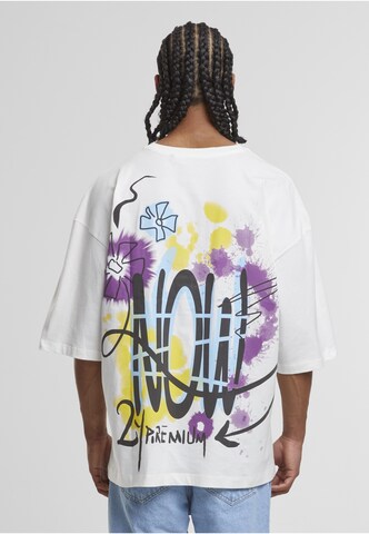 2Y Premium Shirt 'Flower Splash' in Wit
